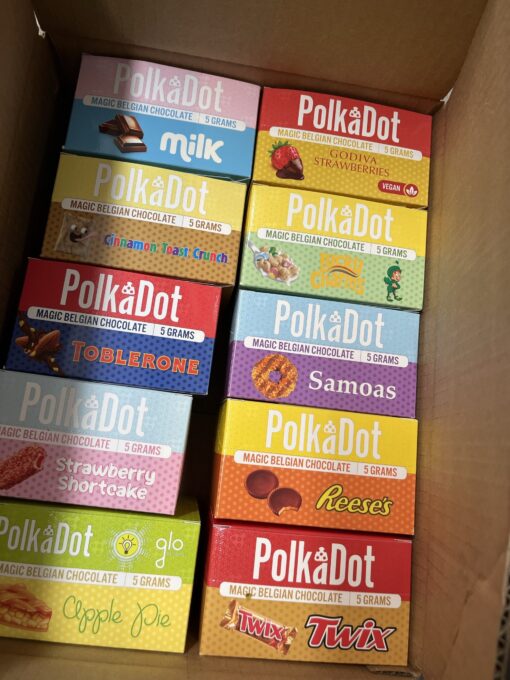 Buy PolkaDot Mushroom Chocolate Bars 200MG