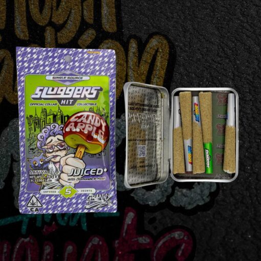 Sluggers Hit Prerolls Infused With Diamonds And Hash 5Pk 3.5G
